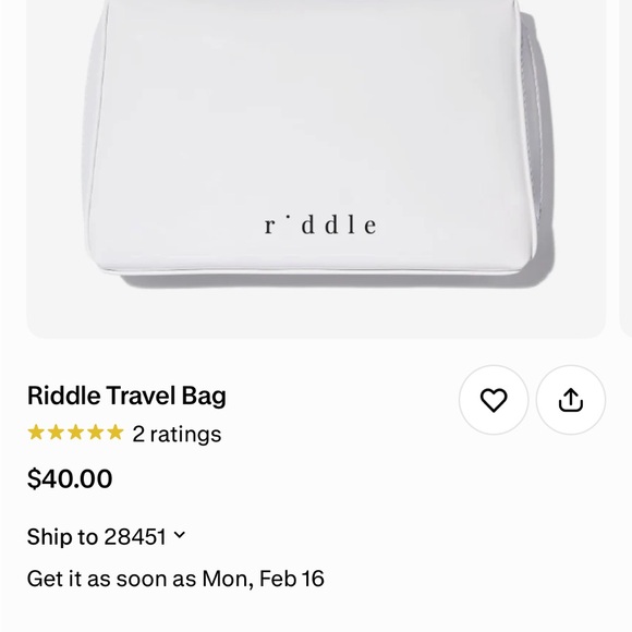 Riddle Oil Travel Bag NWT - Picture 5 of 5